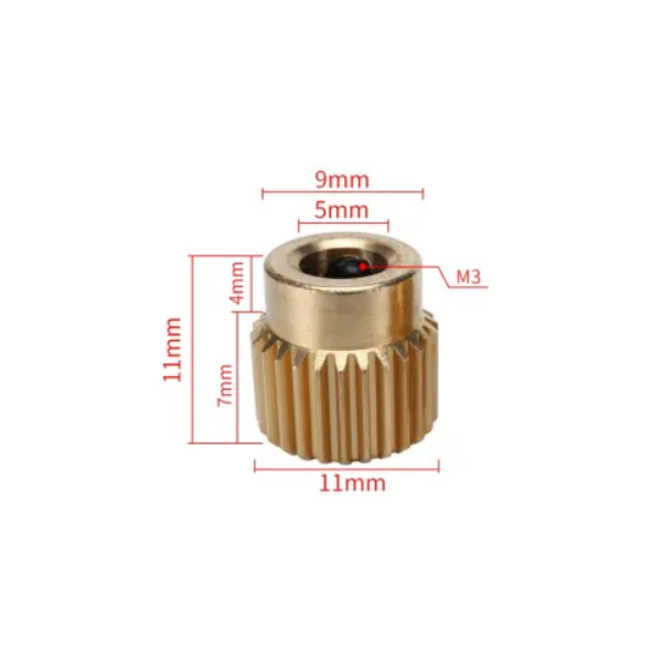 brass Mk7 MK8 Extrusion Gear